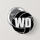 Netball Wing Defence WD Ronde Button 5,7 Cm (Voorkant /achterkant)