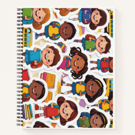 Netbook werelden kinder notitieboek