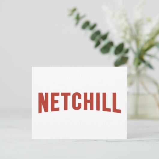 NETCHILL NETFLIX BRIEFKAART (Staand voorkant)