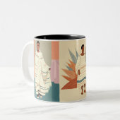 Netela Tweekleurige Koffiemok (Voorkant links)