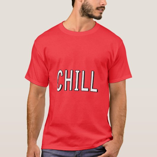 Netflix en Chill grappig gezegde T-shirt (Voorkant)