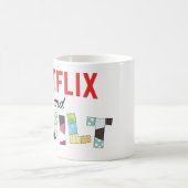 Netflix en Quilt Coffee Mok - Grappig Quilter Gift (Center)