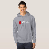 Netflix Logo T-Shirt – Bold Red 'N' Streaming Fan  (Voorkant volledig)
