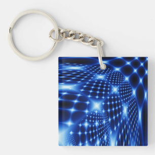 Netfractaal gloeiend sleutelhanger
