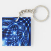 Netfractaal gloeiend sleutelhanger (Achterkant)