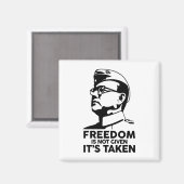 Nethaji Subash Chandra Bose citaat Indiase leider Magneet (Voorkant / Achterkant)