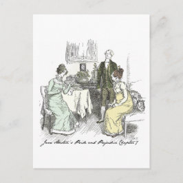 Netherfield Notes - Jane Austen Pride & Prejudice Briefkaart