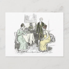 Netherfield Notes - Jane Austen Pride & Prejudice Briefkaart