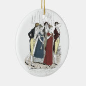 Netherfield Party Arrives - Pride & Prejudice Keramisch Ornament (Rechts)