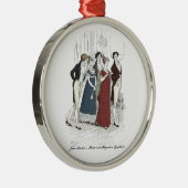 Netherfield Party Arrives - Pride & Prejudice Metalen Ornament (Rechts)