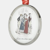 Netherfield Party Arrives - Pride & Prejudice Metalen Ornament (Links)