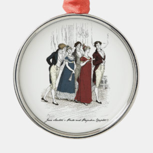 Netherfield Party Arrives - Pride & Prejudice Metalen Ornament