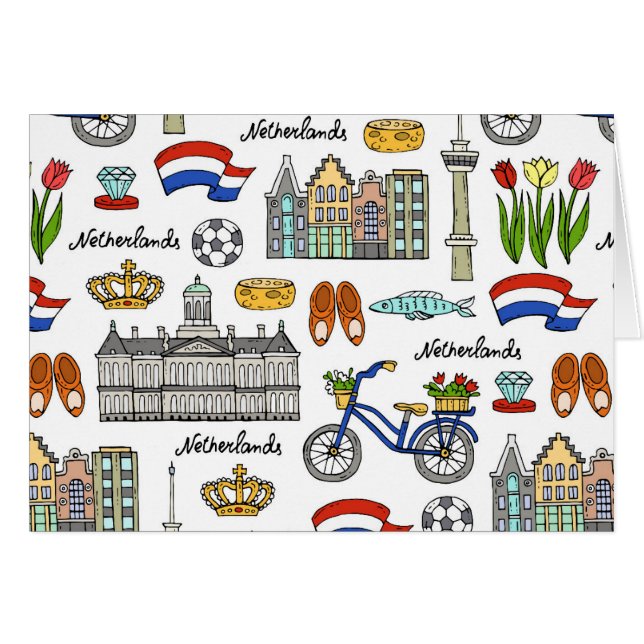 Netherland Doodle Pattern (Voorkant Horizontaal)