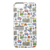 Netherland Doodle Pattern Case-Mate iPhone Case (Achterkant)
