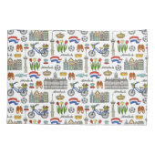 Netherland Doodle Pattern Kussensloop (Achterkant-Links)