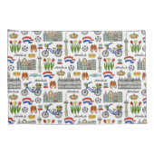 Netherland Doodle Pattern Kussensloop (Achterkant-Rechts)