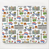 Netherland Doodle Pattern Muismat (Voorkant)