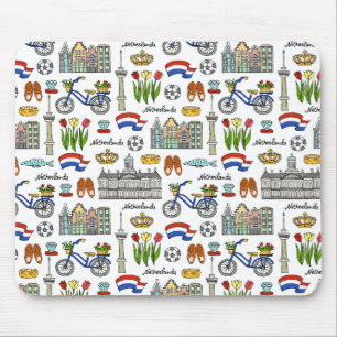 Netherland Doodle Pattern Muismat