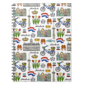 Netherland Doodle Pattern Notitieboek (Voorkant)