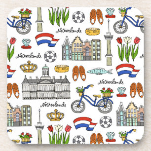 Netherland Doodle Pattern Onderzetter