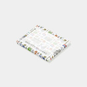 Netherland Doodle Pattern Post-it® Notes (Schuin)