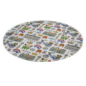 Netherland Doodle Pattern Snijplank (Hoek)