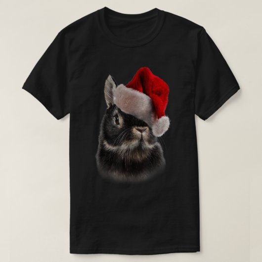 Netherland Dwarf Rabbit kerstkerstkerstkerstkerstk T-shirt (Design voorkant)