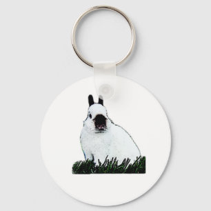 Netherland Dwarf Sleutelhanger