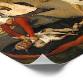 Netherlandish Proverbs Pieter Bruegel Poster (Hoek)