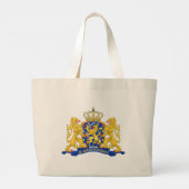 Netherlands Coat Of Arms jtcnt Grote Tote Bag (Achterkant)