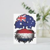 Netherlands Dutch Australian Tree Roots Briefkaart (Staand voorkant)