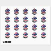 Netherlands Dutch Australian Tree Roots Ronde Sticker (Vel)