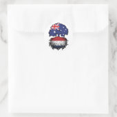 Netherlands Dutch Australian Tree Roots Ronde Sticker (Tas)