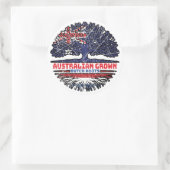 Netherlands Dutch Australian Tree Roots Ronde Sticker (Tas)