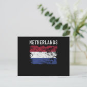 Netherlands Flag Distressed - Dutch Flag Briefkaart (Staand voorkant)