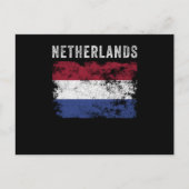 Netherlands Flag Distressed - Dutch Flag Briefkaart (Voorkant)