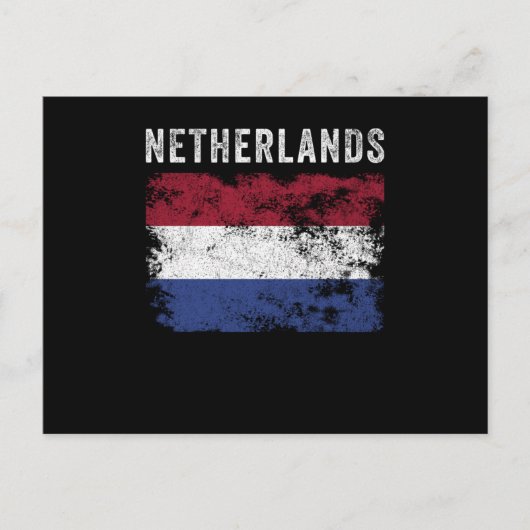 Netherlands Flag Distressed - Dutch Flag Briefkaart (Voorkant)
