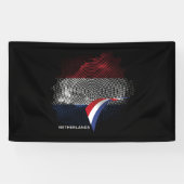 Netherlands flag spandoek (Horizontaal)