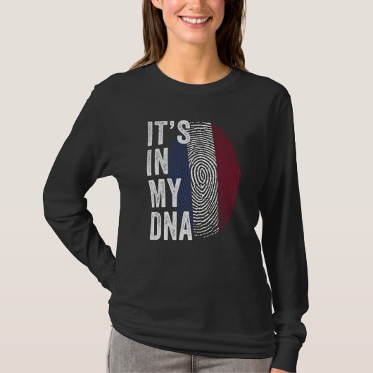 Netherlands It's In My DNA Dutch Fingerprint Holla T-shirt (Voorkant)
