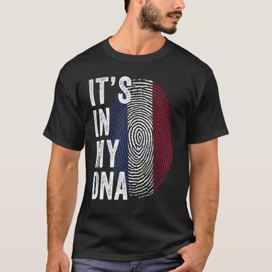 Netherlands It's In My DNA Dutch Fingerprint Holla T-shirt (Voorkant)