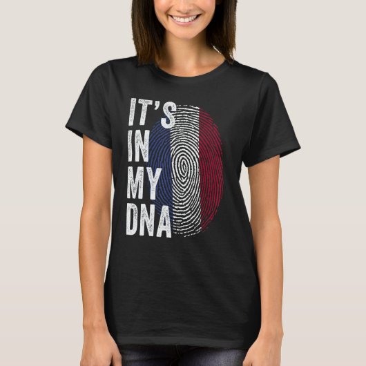 Netherlands It's In My DNA Dutch Fingerprint Holla T-shirt (Voorkant)