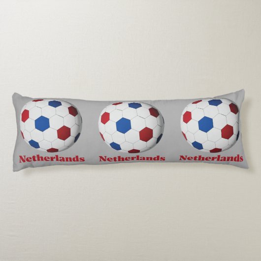 Netherlands Soccer Lichaamskussen (Achterkant)