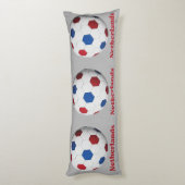 Netherlands Soccer Lichaamskussen (Achterkant (Verticaal))