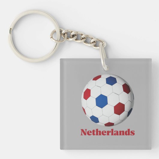 Netherlands Soccer Sleutelhanger (voorkant)