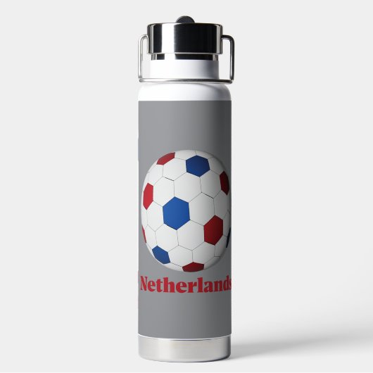 Netherlands Soccer Waterfles (Achterkant)
