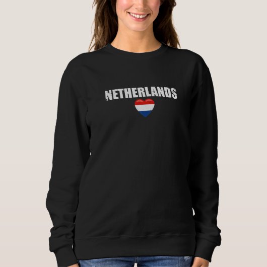 Netherlands Vintage Dutch Flag Trui (Voorkant)