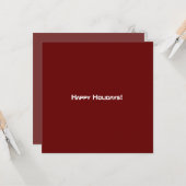 Netjes Bordeaux Modern QR Code Kaart (Voorkant / Achterkant in situ)