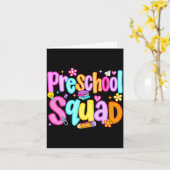 Netjes peutersquad terug naar school peuters kaart (Gele Bloem)