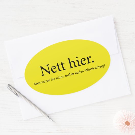 netkas ovale sticker (Envelop)