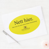 netkas ovale sticker (Envelop)